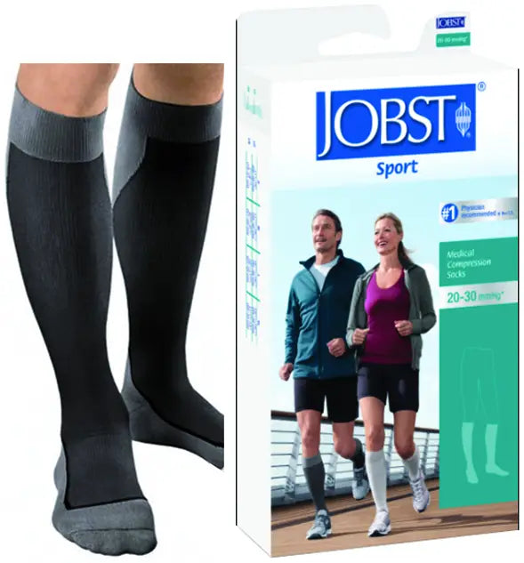 BSN Jobst Sport Sock Knee-High 20-30 mmHg Compression Socks