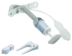 Smiths Medical FlexTend TTS Pediatric V Neck Flange Tracheostomy Tube