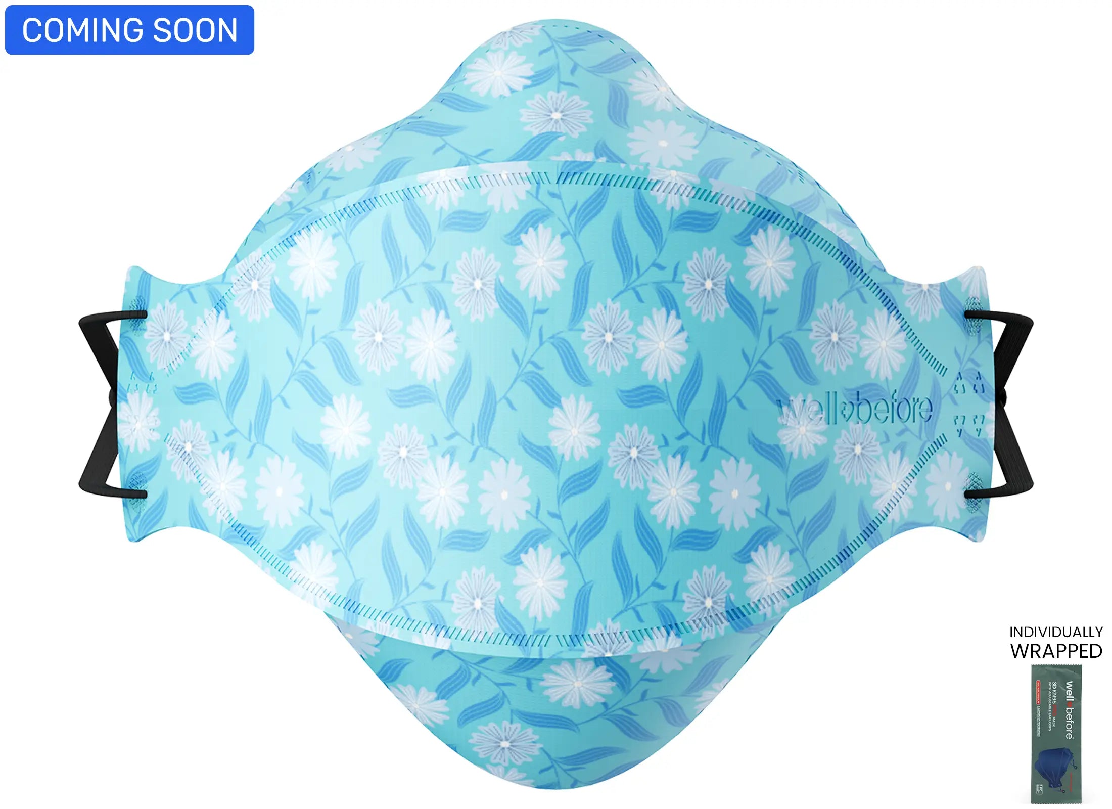 KN95 3D Pro Face Mask | Premium 3D Fit, Anti-fogging, Adjustable Ear Loops