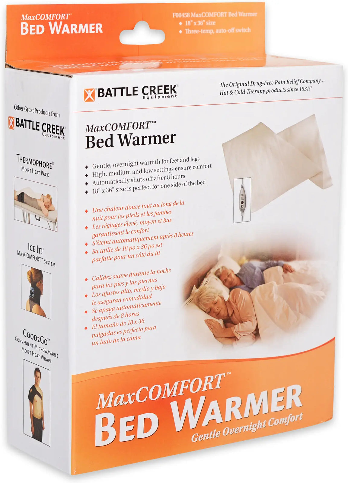 Battle Creek Equipment MaxCOMFORT Bed Warmer 18" x 36"