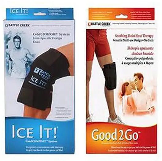 Battle Creek Equipment Knee Pain Kit with Electric Moist Heat and Cold Therapy