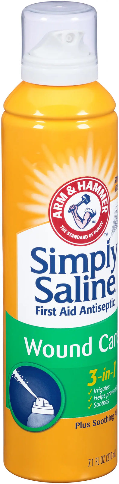Church and Dwight Simply Saline 3-in-1 Wound Wash 7.1 oz