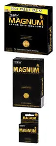 Trojan Magnum Lubricated Condoms