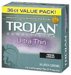 Trojan Sensitivity Ultra Thin Lubricated Condoms