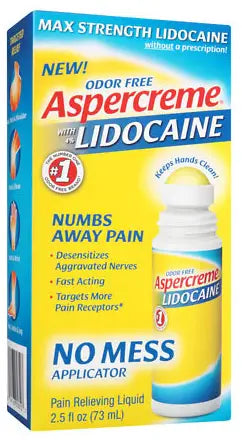 Aspercreme No Mess Roll-On with Lidocaine 2.5 fl oz