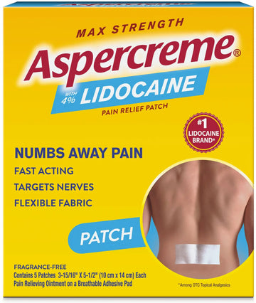 Aspercreme Lidocaine Pain Relief Patch