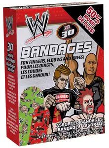 Ouchies WWE Adhesive Bandages 30 ct - Box of 20