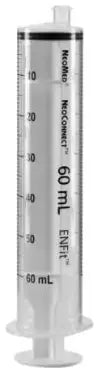 Avanos NeoConnect Reusable Oral Medication Syringe with ENFit Tip, 60 mL