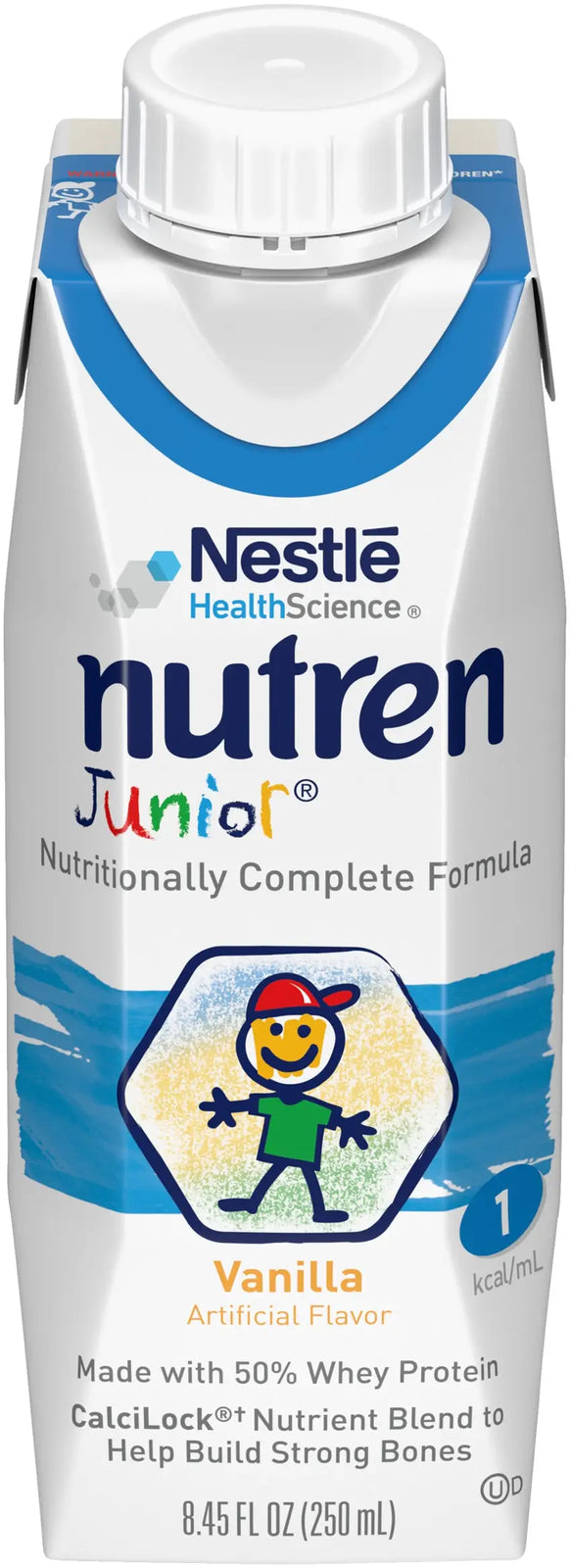 Nestle HealthCare Nutrition Nutren Junior Complete Liquid Nutrition Vanilla Flavor 250mL