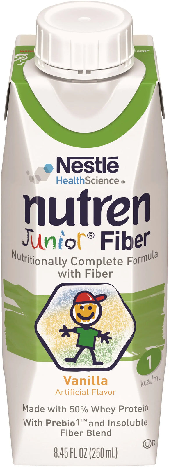 Nestle Nutren Junior Fiber Complete Liquid Nutrition with Prebio1 Vanilla Flavor