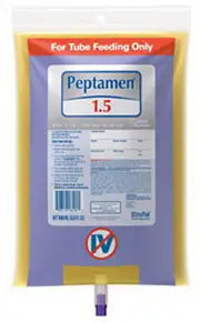 Nestle Healthcare Nutrition Peptamen 1.5 Complete High-Calorie Elemental Liquid Nutrition 1000mL Bag