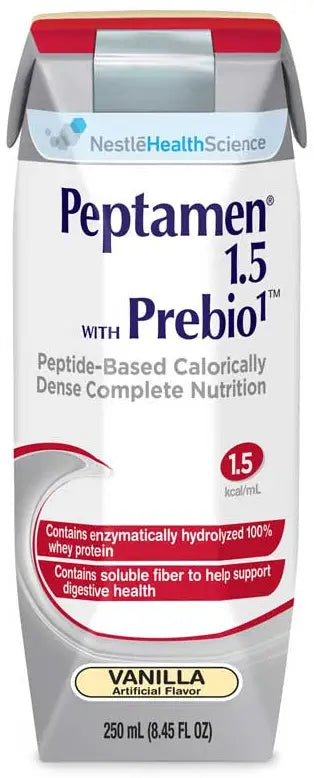 Nestle HealthCare Nutrition Peptamen 1.5 with Prebio1 Enteral Formula