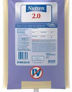 Nestle Healthcare Nutrition UltraPak Nutren 2.0 Calorically Dense Liquid Nutrition 1000mL Bag