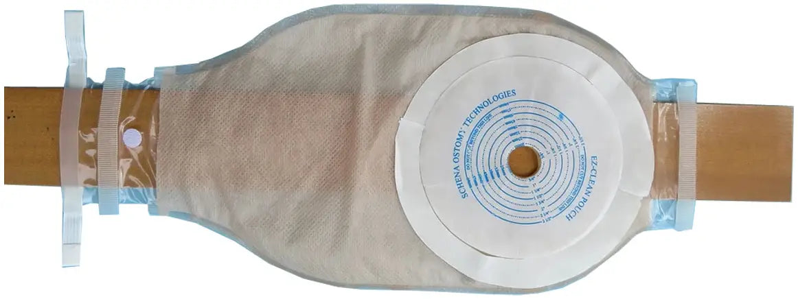 Schena Ostomy Technologies Flo-Thru Clear Pouch - Box of 10