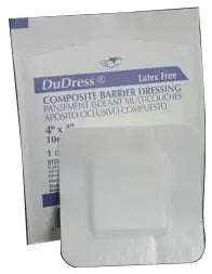 Gentell DuDress Film Top Barrier Dressing 6" x 8"