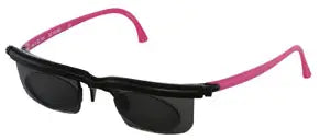 Adlens Sundials Black and Pink Frame Sunglasses