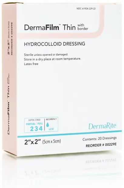 DermaRite DermaFilm Hydrocolloid Wound Dressings
