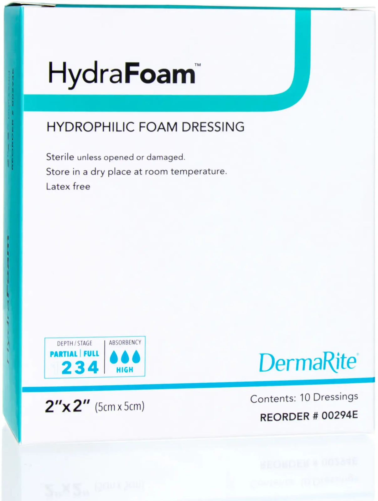 DermaRite HydraFoam Hydrophilic Foam Dressings