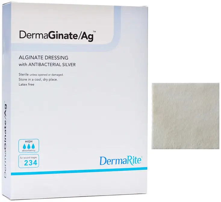 DermaRite Ag Alginate Wound Dressing with Antibacterial Silver