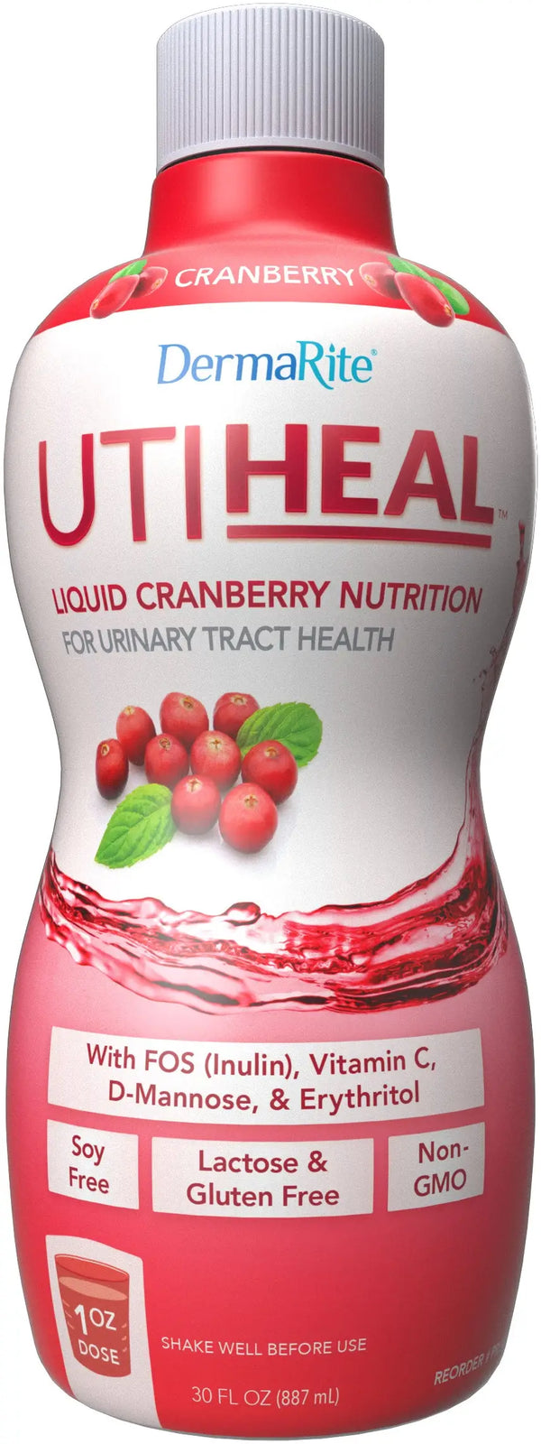DermaRite Liquid Cranberry Nutrition 30 oz Bottle