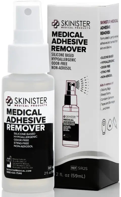 Skinister Medical Adhesive Remover Spray, Sting-Free