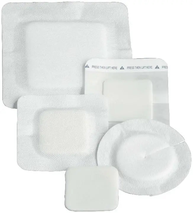 DeRoyal Polyderm Non-Border Foam Dressing 4" x 5"