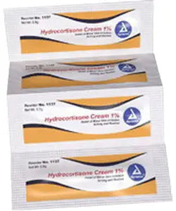 Dynarex 1% Hydrocortisone Cream 0.9 g Foil Packets (Box of 144)