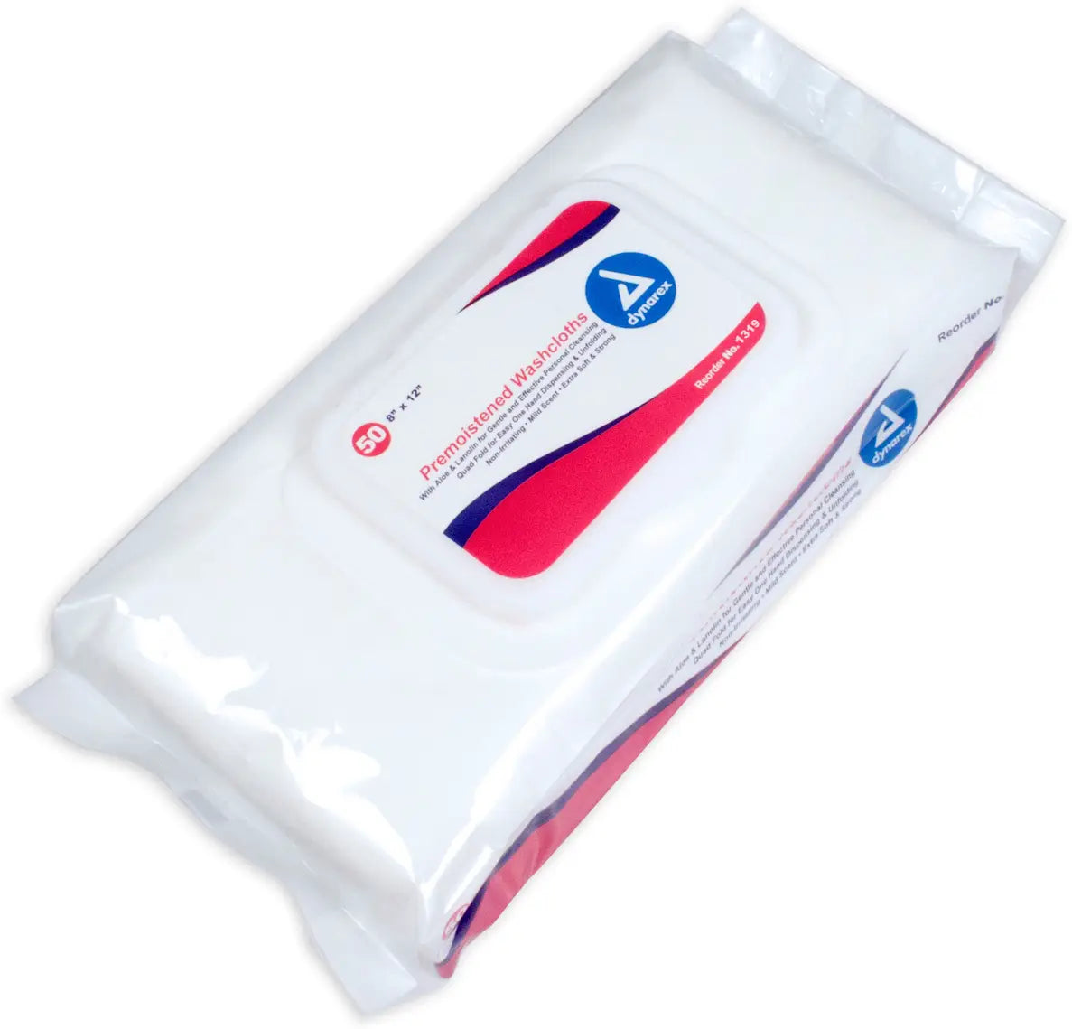 Dynarex Wet Washcloth Standard Soft Pack Refill, 9" x 13"