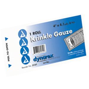 Dynarex Krinkle Sterile Gauze Roll, 4.5 in x 4.1 yd