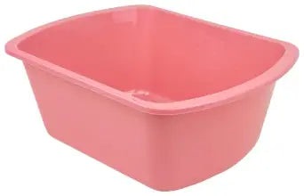 Dynarex Rectangular Wash Basin, 7.4 qt, Mauve