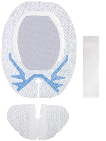 Medline SorbaView SHIELD Integrated Securement Dressing with Adhesive-Free Zone