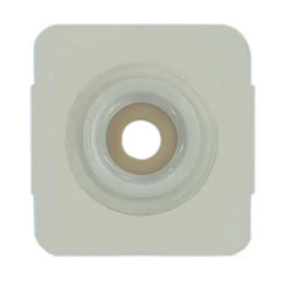 Securi-T USA Ostomy Wafer, Extended Wear, Two-Piece, Pre-Cut, Convex, 1-1/8 in Opening, 2-1/4 in Flange, 5 x 5 in