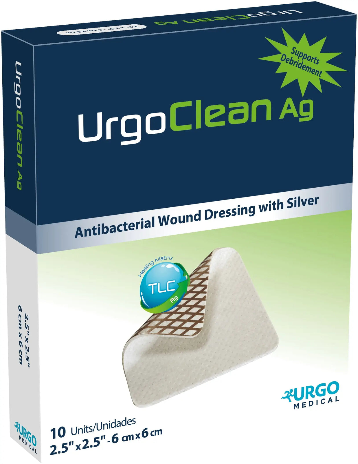 UrgoClean AG Silver Antimicrobial Wound Dressings