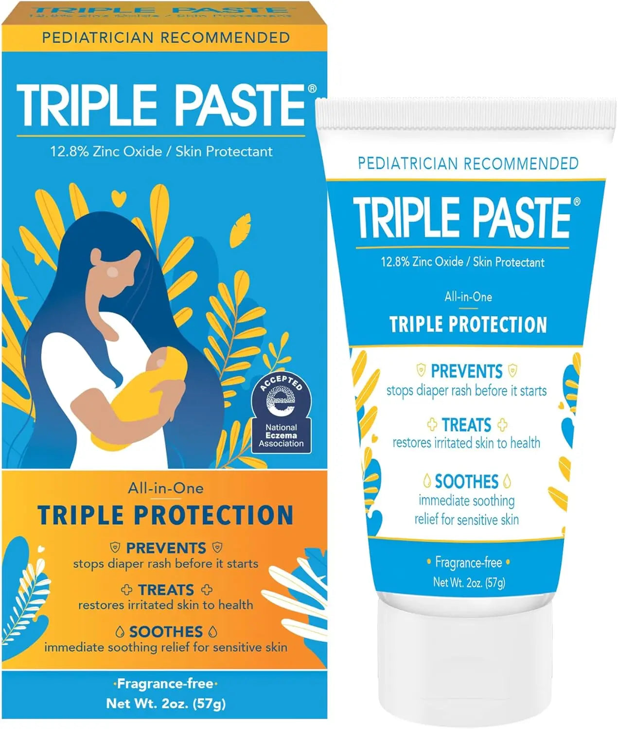 Triple Paste Diaper Rash Ointment, 2 oz