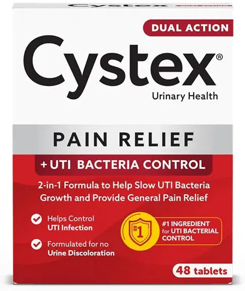 Cystex Urinary Pain Relief Tablets, 48 Count