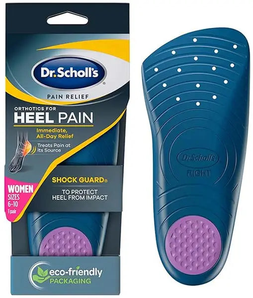 Dr. Scholl's Pain Relief Orthotics for Heel Pain for Women - Pack of 2