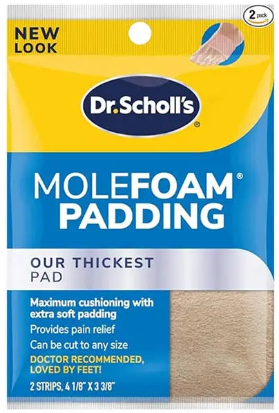 Emerson Healthcare Molefoam Padding Strips 4-1/8'' x 3-3/8''