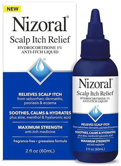 Nizoral Scalp Itch Relief Hydrocortisone 1% Anti-Itch Liquid, 2 fl oz