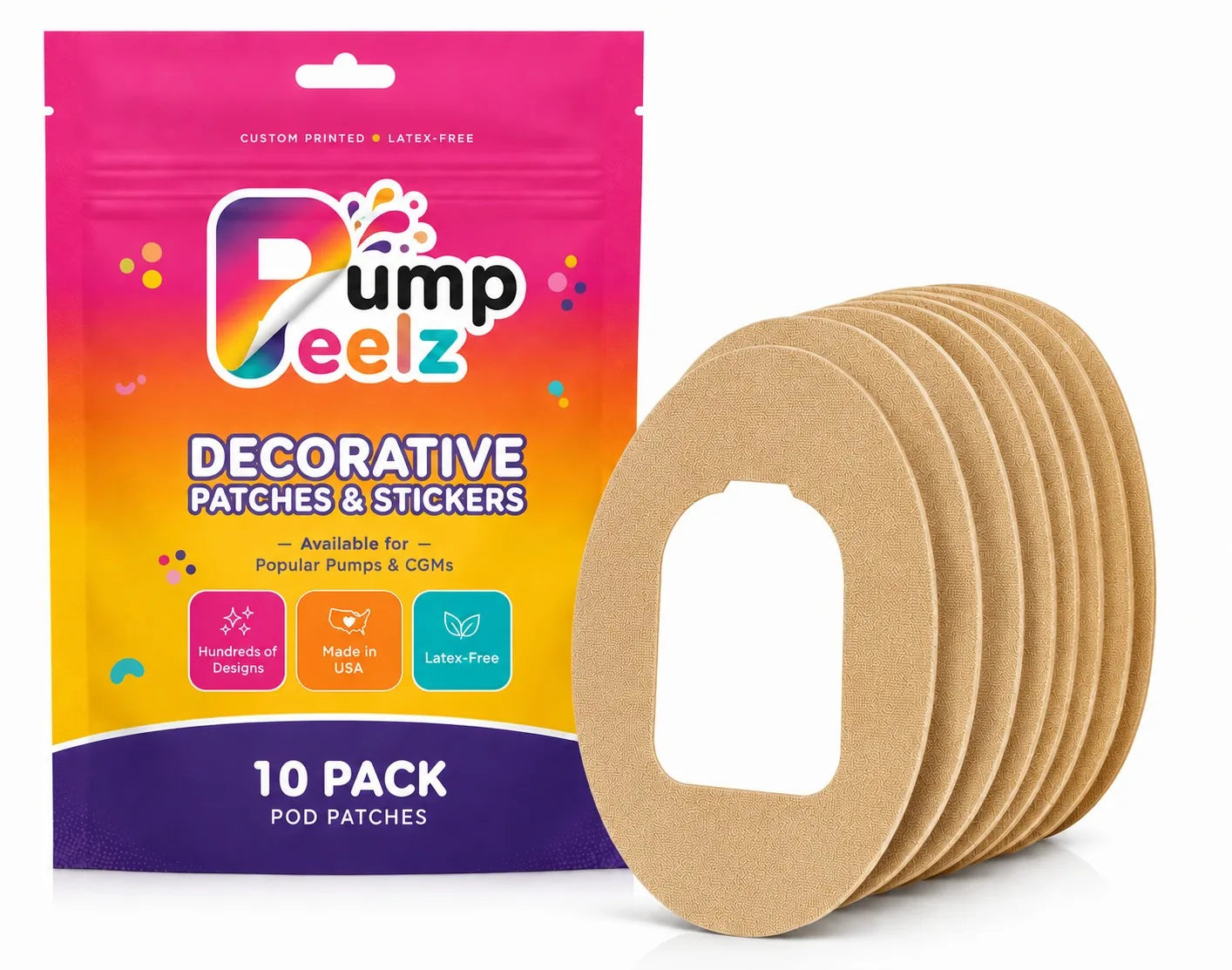 Pump Peelz Adhesive Patch for Omnipod