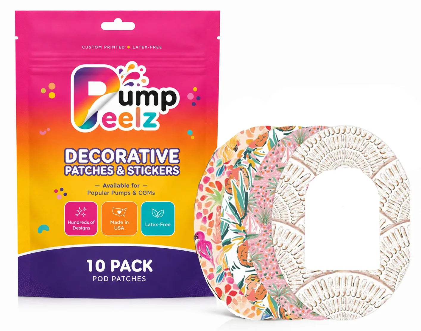 Pump Peelz Adhesive Patch for Omnipod