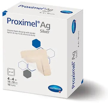Hartmann Proximel Ag Silicone Foam Dressing with Border