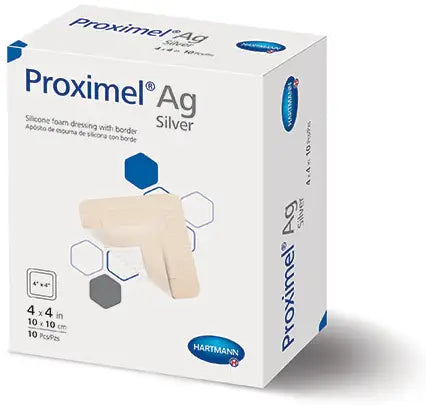 Hartmann Proximel Ag Silicone Foam Dressing with Border