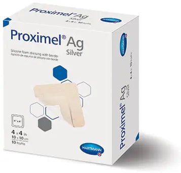 Hartmann Proximel Ag Silicone Foam Dressing with Border