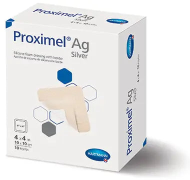 Hartmann Proximel Ag Silicone Foam Dressing with Border