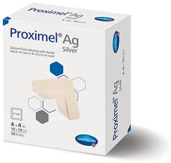 Hartmann Proximel Ag Silicone Foam Dressing with Border