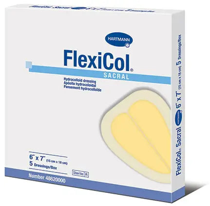 Hartmann FlexiCol Hydrocolloid Sacral Dressing 6x7 Inch