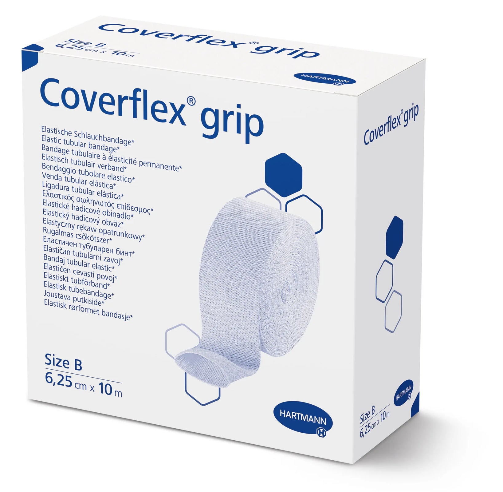 HARTMANN Coverflex Grip Tubular Bandage, Size B, 2.5 in x 11 yd