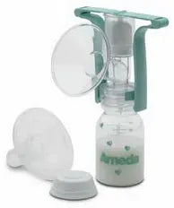 Ameda One-Hand Manual Breast Pump with Flexishield