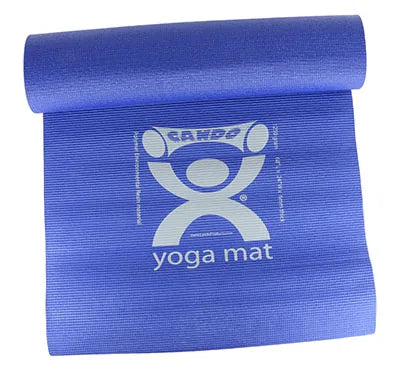 CanDo Blue Yoga Mat, 68 in x 24 in x 0.25 in
