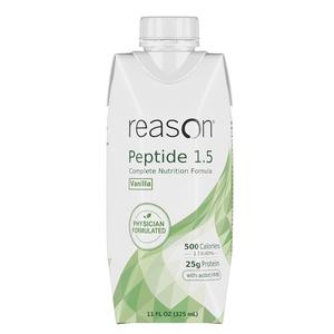 Reason Health Peptide 1.5 Vanilla Enteral Formula, 11 oz